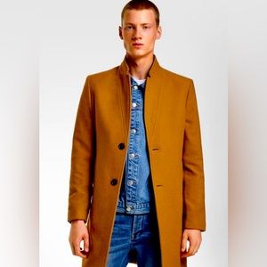 ZARA Inverted Lapel Collar Coat two button